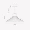 Hammersmith Pendant Light Fluted Glass (different sizes and finishes available)